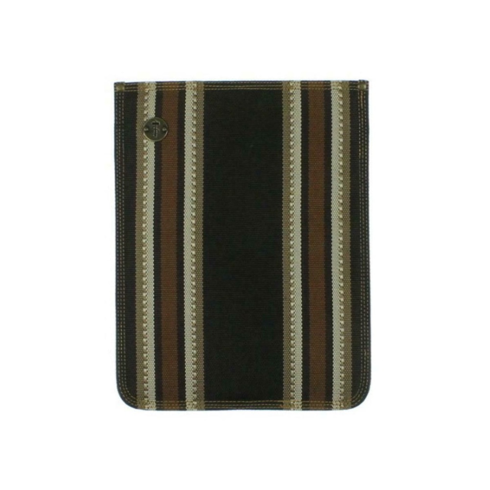 FOCUSED SPACE BURLAP BROWN CAVAS LABTOP CASE